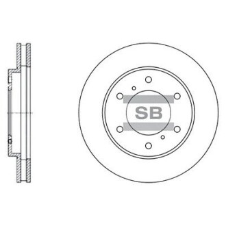 Диск гальмівний hi-Q (SANGSIN) sd4311