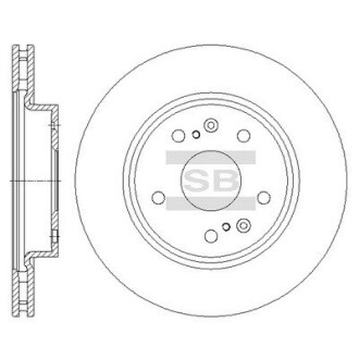 Диск гальмівний hi-Q (SANGSIN) sd4810