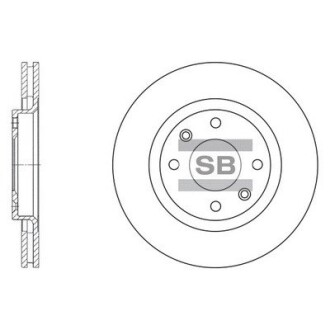 Гальмівний диск hi-Q (SANGSIN) sd5001