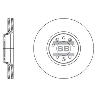 Тормозной диск hi-Q (SANGSIN) sd5004