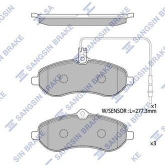 Комплект тормозных колодок hi-Q (SANGSIN) sp1415