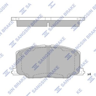 Колодки тормозные дисковые hi-Q (SANGSIN) sp1436