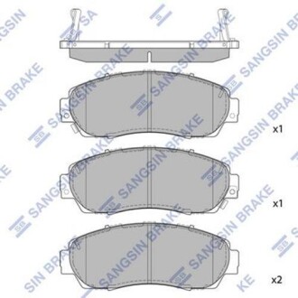 Колодки тормозные дисковые hi-Q (SANGSIN) sp2115a