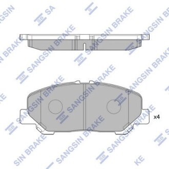 Колодки тормозные дисковые hi-Q (SANGSIN) sp2183