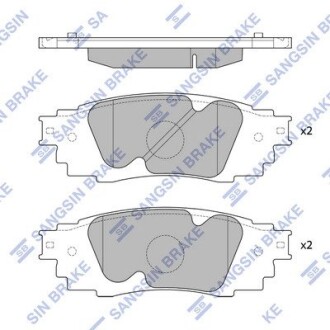 Колодки тормозные hi-Q (SANGSIN) sp4091