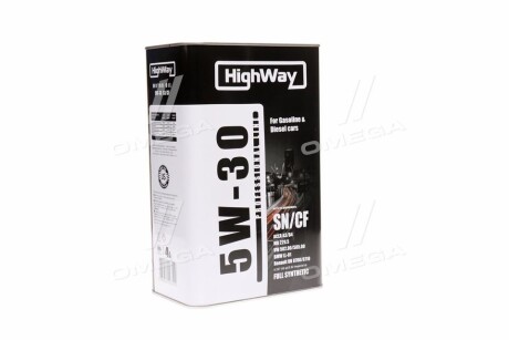 Олива моторна 5W-30 SN/CF (Каністра 4л) highWay 10117 (фото 1)