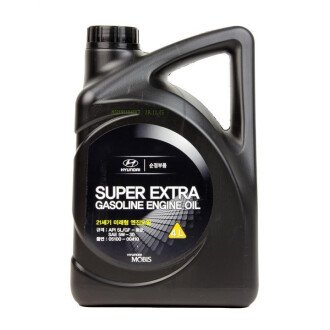 Масло моторное Super Extra Gasoline SL/GF-3 5W30, 4L hyundai/Kia/Mobis 0510000410