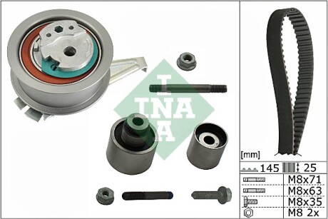 Комплект ременя газорозподільного механізму ina 530 0699 10