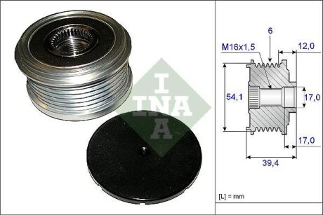 Шкив генератора ina 535 0090 10