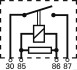 Реле паливн. насос 50A 12V Opel ASTRA (Elparts) jakoparts 75614617 (фото 2)