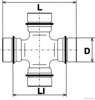 Крестовина jakoparts j2922003