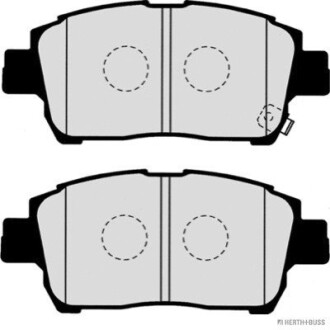 Колодки тормозные дисковые передние TOYOTA COROLLA (выр-во) jakoparts j3602088 (фото 1)