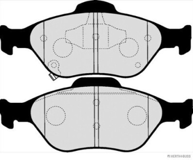 Колодки тормозные дисковые передние Toyota (выр-во) jakoparts j3602122