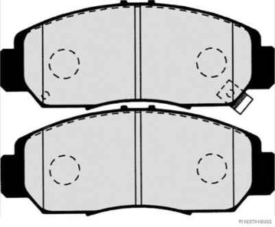 Колодки гальмівні дискові передні HONDA FR-V jakoparts j3604051