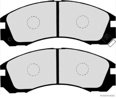 Колодки гальмівні дискові передні MITSUBISHI jakoparts j3605031