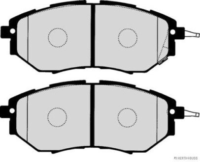 Колодки тормозные дисковые передние Subaru OUTBACK 09-; FORESTER 10-; TRIBECA (выр-во) jakoparts j3607020