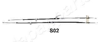 SSANGYONG трос ручн.гальма Rexton(2ШТ) 02- japanparts bc-s02