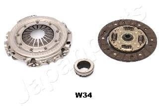 OPEL К-кт зчеплення з центр.вимикачем Astra G/H, Corsa D, Combo, 1.2/1.4 japanparts kf-w34