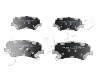 Колодки тормозные передние Kia Ceed, Rio/Hyundai Accent, Elantra, I20, I30, Solaris (12-) japko 50K24