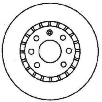 Гальмівний диск передн.OPEL Astra/Corsa/Vectra/Tigra jurid 561588JC