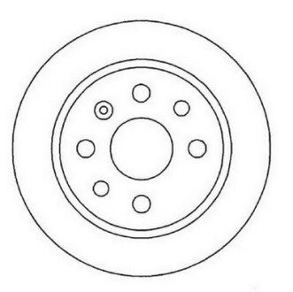 OPEL диск гальмівний задній Vectra B 95- 270 10 8 jurid 561961JC