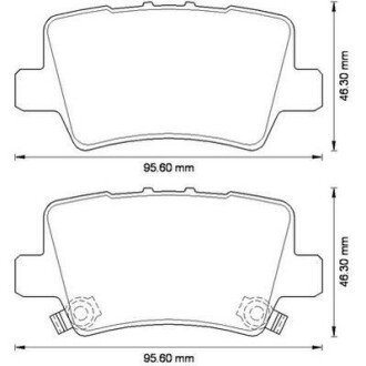 HONDA гальмівні колодки задн.Civic VIII,CR-V III,IV 05- jurid 572580J