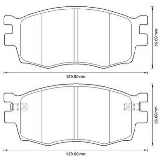 HYUNDAI гальмівні колодки передн. Kia Rio 05-, Accent 06- jurid 572593J