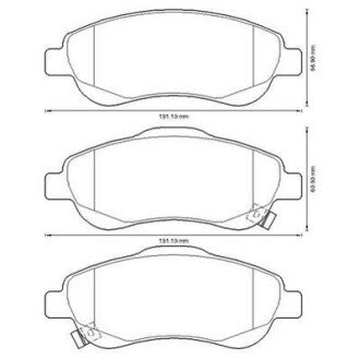 HONDA гальмівні колодки передні CR-V 07- jurid 572605J