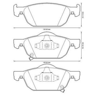 HONDA гальмівні колодки передн.Accord 08-,Civic 12- jurid 572624J