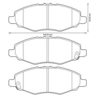 TOYOTA гальмівні колодки передн.Hilux III 05- jurid 572641J