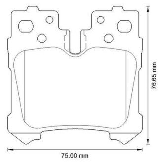 TOYOTA Гальмівні колодки задн. Lexus LS 06- jurid 572648J