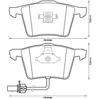 VW Гальмівні колодки перед. AUDI A4,6,8 04- jurid 573196J