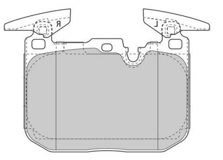 BMW Тормозные колодки 3 F30/F31, 4 F36/F32 jurid 573355J