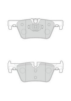 BMW Тормозные колодки задн. F30/F31/F34/F35/F80/X3(F25) jurid 573401J