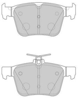 VW гальмівні колодки задн.Audi A3,Golf VII,Touran 12- jurid 573415J