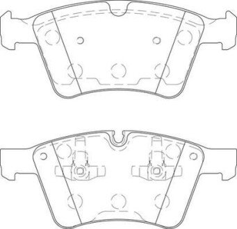 DB гальмівні колодки передн. W164 06- jurid 573424J