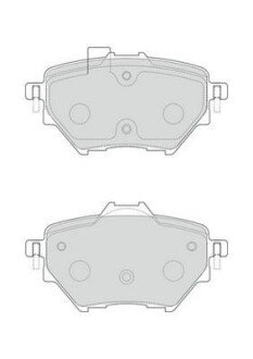 CITROEN гальмівні колодки задн.C4 Grand Picaasso, C4 Picasso 13-, PEUGEOT 308 jurid 573605J