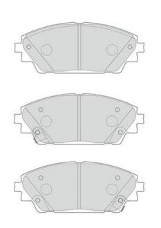 MAZDA гальмів.колодки передн.Mazda 3 13- jurid 573611J