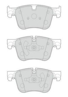 CITROEN гальмівні колодки передн. C4 Grand Picaasso, C4 Picasso,Peugeot 308 jurid 573621J