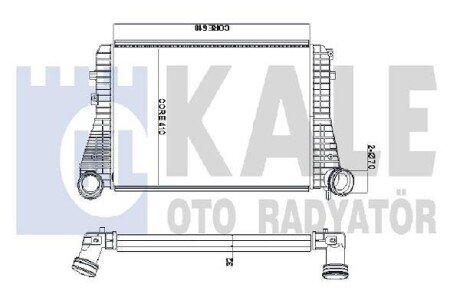 VW інтеркулер Audi A3,Caddy III,Golf V,VI,Passat,Tiguan,Touran,Skoda Octavia II,SuperB II kale 342100