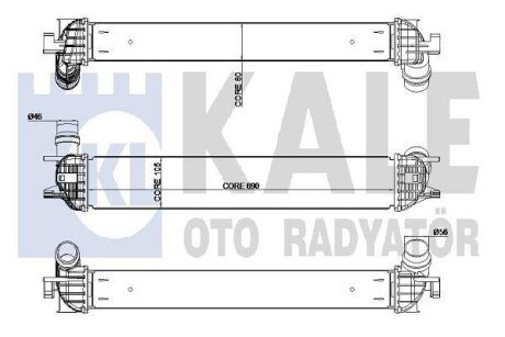 RENAULT Інтеркулер Laguna III 1.5/2.0dCi 07- kale 342385