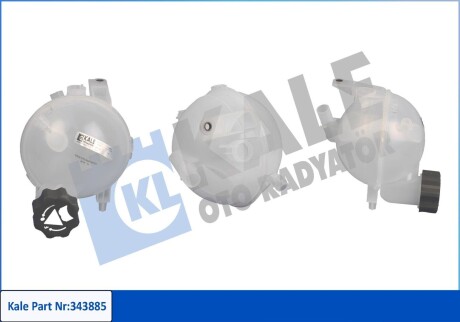 Бачок розширювальний Citroen C4 I - Peugeot 307, 307 Cc, 307 Sw Expansion Tank OTO RADYATOR kale 343885