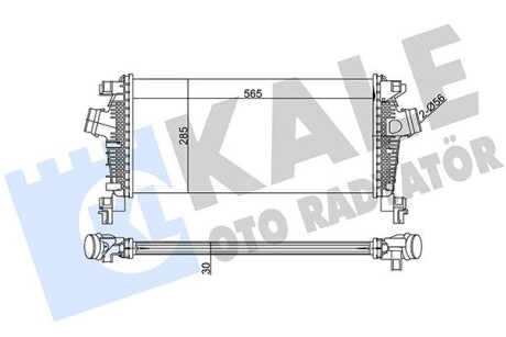 Интеркулер Chevrolet Cruze - Opel Astra J, Astra J Gtc, Cascada -Vauxhall Astra Mk Vi OTO RADYATOR kale 344800