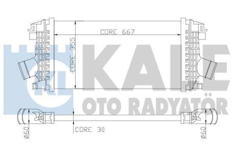 OPEL Інтеркулер Astra J, Zafira Tourer, Chevrolet Cruze 1.6/2.0CDTI kale 344900