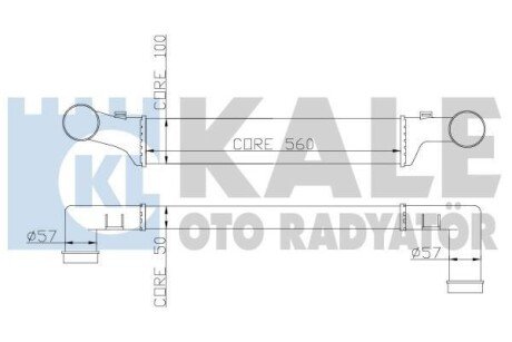 DB інтеркулер W210 2.0/2.9TD kale 347400