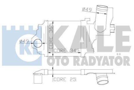 RENAULT Інтеркулер Clio II, Symbol 1.5/1.9dCi 00- kale 348100