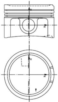 Поршень kolbenschmidt 40434600