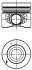 Поршень Audi A3/A4/A5/A6/Q5/Skoda Octavia II/VW Golf V/VI/Passat B6/B7 2.0D 03- (81.26mm/+0.25) kolbenschmidt 40558610 (фото 1)