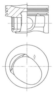 Поршень kolbenschmidt 41257600 (фото 1)