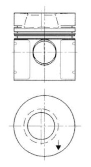 Поршня OM364-366 97.5+0.50mm kolbenschmidt 91 551 610